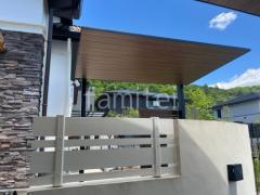 1階テラス屋根 (雨除け) LIXIL 木製調 テラスSC 独立式タイプ フラット屋根 独立式